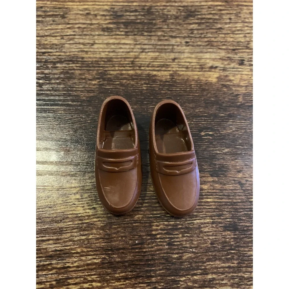 Vtg Barbie Mattel 1973 Sunshine Family DAD Doll STEVE-BROWN Loafer Plastic Shoes